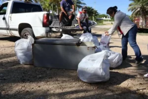 183 kg de basura