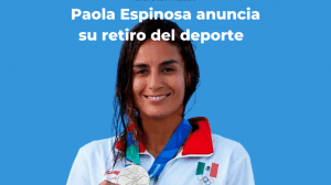 Paola Espinosa anuncia su retiro del deporte