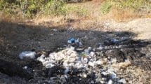 En el paraje Laguna Seca de Huehuetlan tiran basura clandestinamente