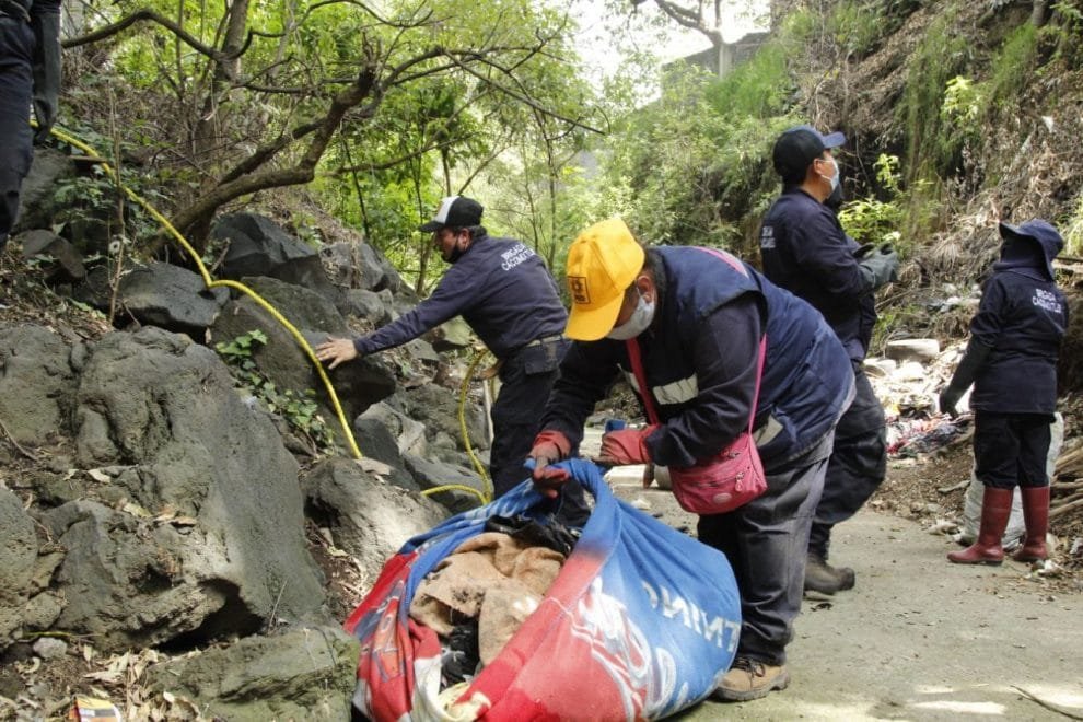 Tlalpan retira más de 80 toneladas de basura en barrancas 10 WhatsApp Image 2022 11 04 at 10.05.13