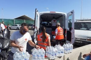 Reparto agua ola de calor Alicante 2