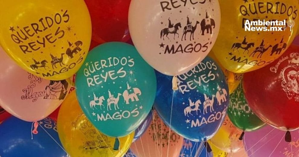 Mandar cartas a los Reyes Magos en globo: una tradición con impacto ambiental duradero