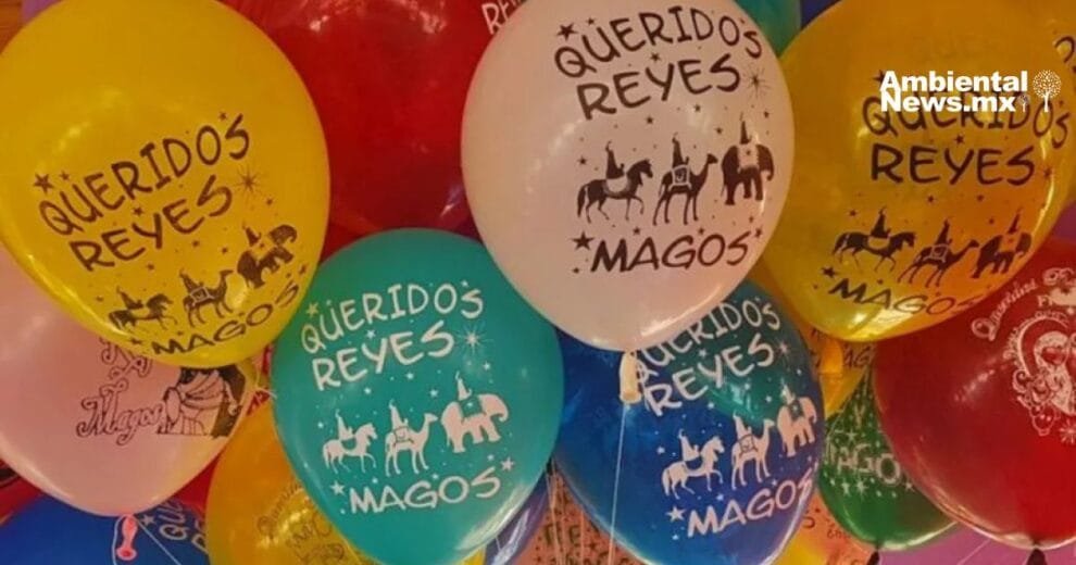 ANW Secretaria del Medio Ambiente llama a evitar el uso de globos en el Dia de Reyes