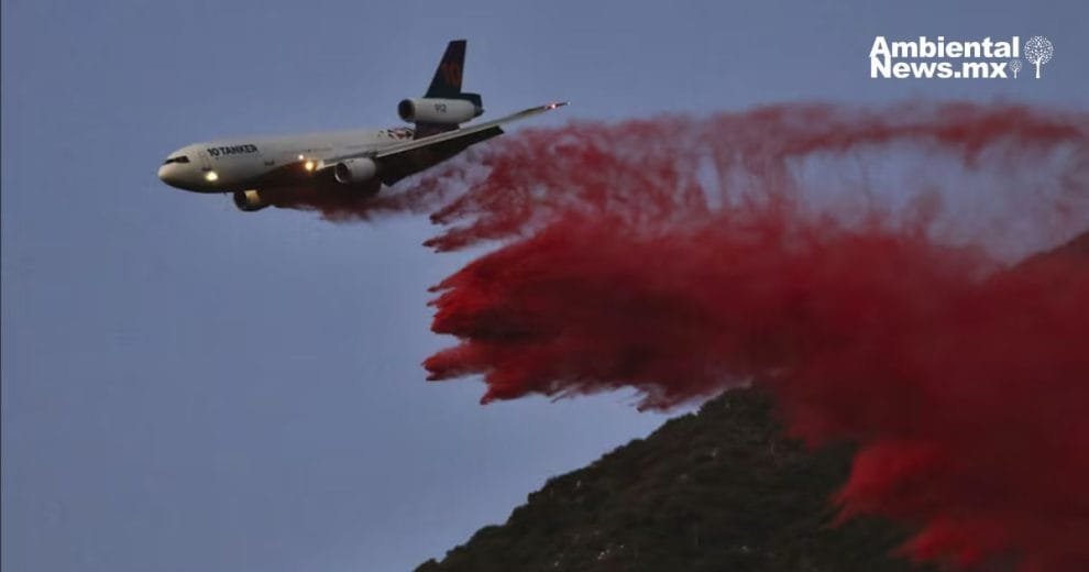 Polvo Rosa: Herramienta clave contra los incendios en Los Ángeles y su impacto Ambiental
