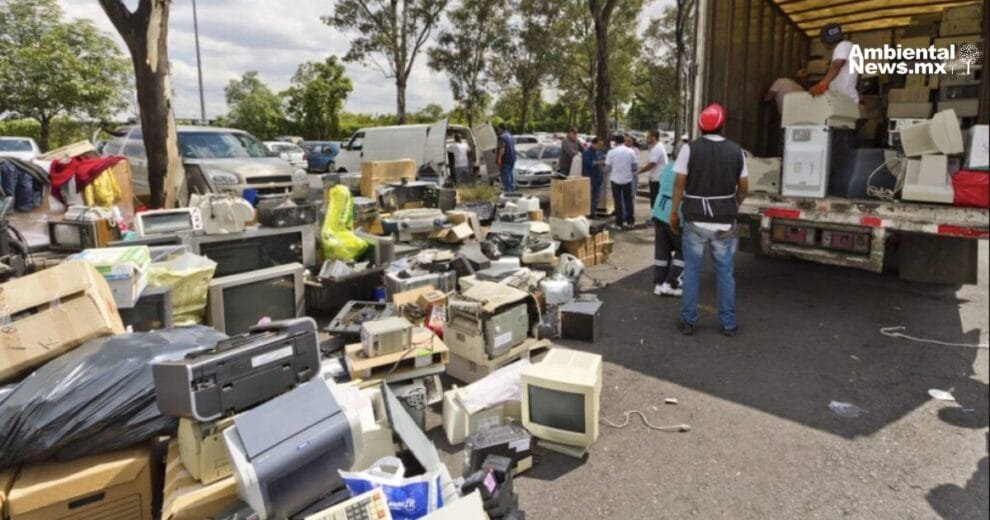 Reciclatrón supera récord de 2018 con toneladas de desechos electrónicos
