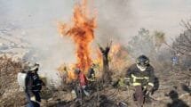 Incendio forestal en Tetela de Ocampo, Puebla: autoridades trabajan para su extinción