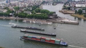 Lluvias elevan el nivel del Rin y reanudan transporte fluvial al 100