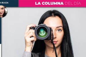 tomando foto