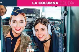 Aviación con rostro de mujer