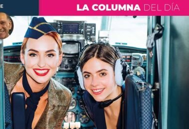 Aviación con rostro de mujer