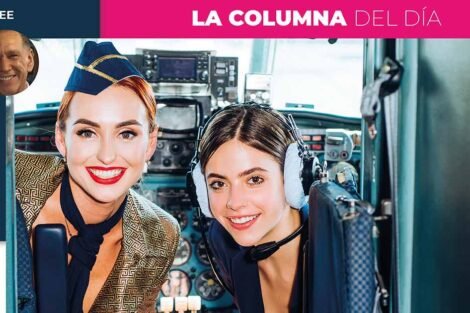 Aviación con rostro de mujer