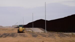 El muro fronterizo de Trump