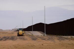 El muro fronterizo de Trump