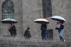 Frente frío 19 provoca lluvias intensas