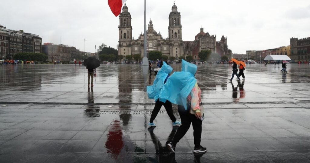 lluvia en la cdmx