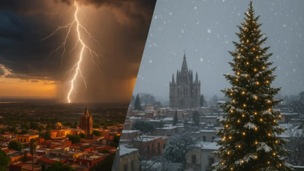 Lluvias fuertes y ambiente inestable marcarán este martes pre navideño en México 10 navideno 2